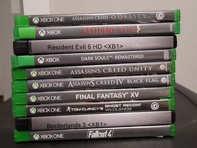 Collection of XBox One games