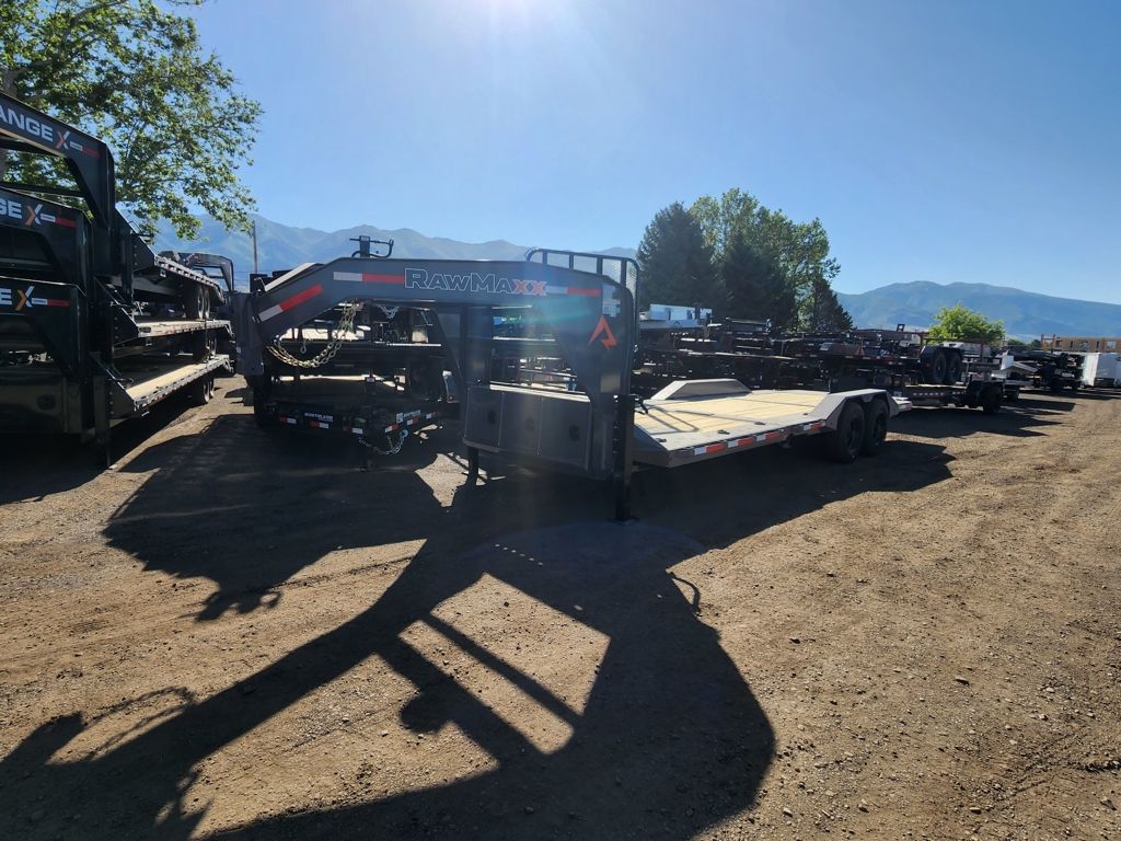 2026 RawMaxx 24' Gooseneck GTX Tilt 20K Equipment