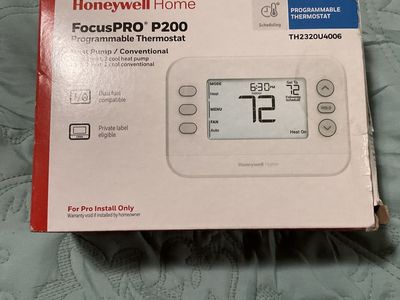 Honeywell Home Focus Pro P200 Programable Thermost