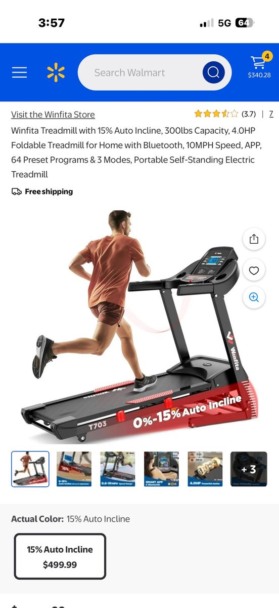 Winfita T703 Treadmill – Brand New in Box