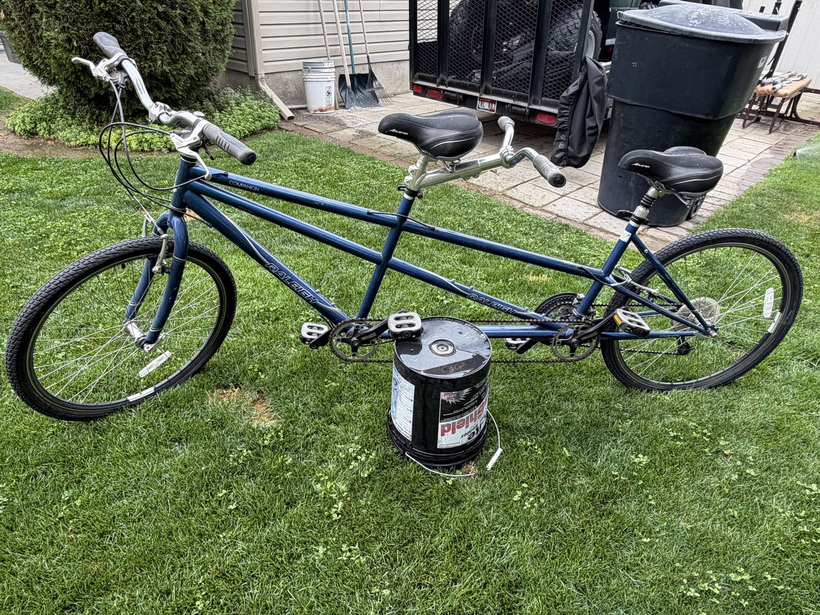 Raleigh Companion Tandem Bike - Blue - Used