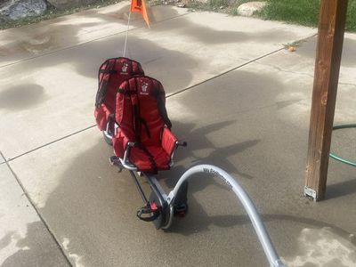 Weehoo iGo Two Double Bike Trailer - Complete with Adapters