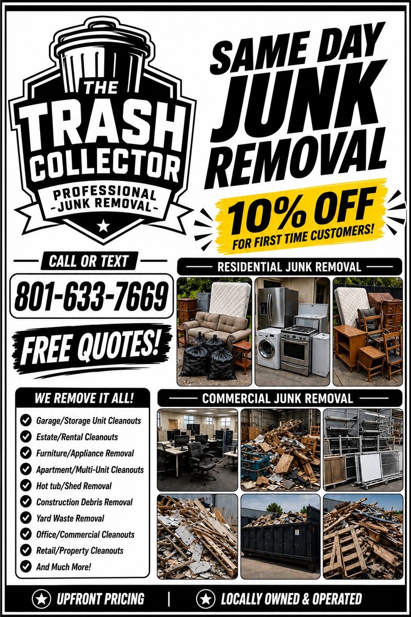 Same Day Professional Junk Removal Services - Residential & Commercial