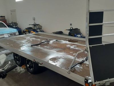 2025 Triton Elite 3 Place Aluminum Snowmobile Trailer