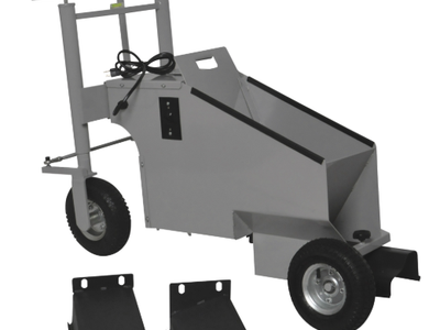 KLUT-CH Electric Walk-behind Concrete Curb Machine 550Watt, 1730RPM Sz 36"L x 17.5"W x 21"H, Grey 49404