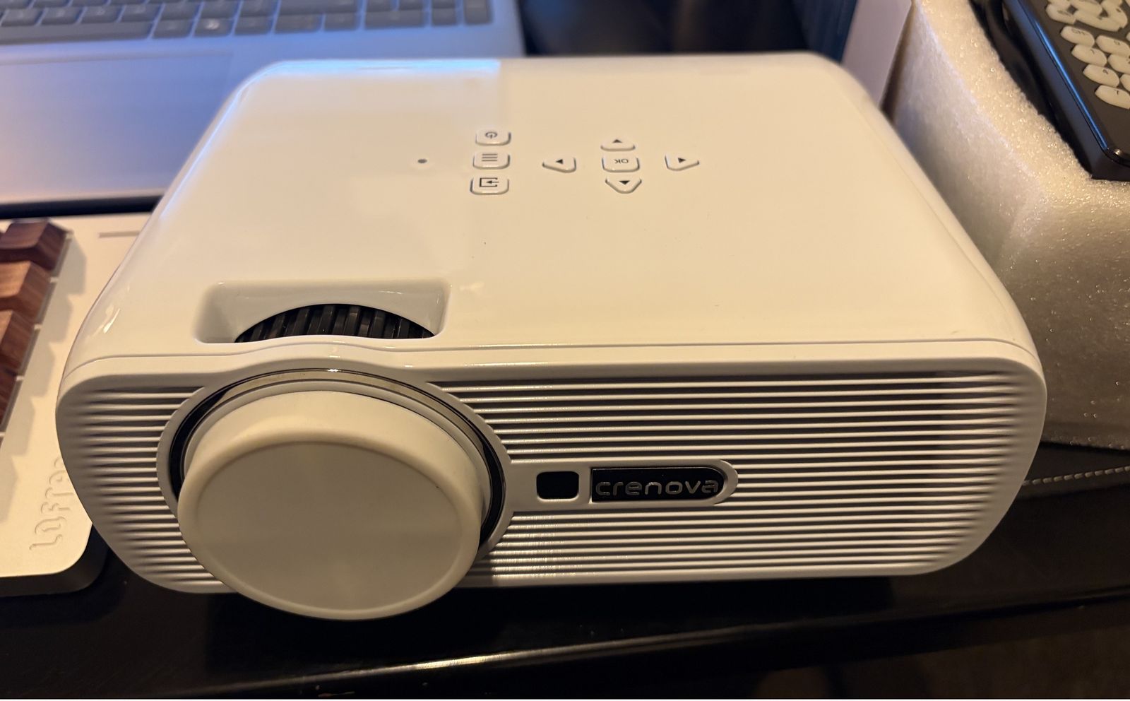 Crenova Mini LED Projector — New in Box, All Accessories Included