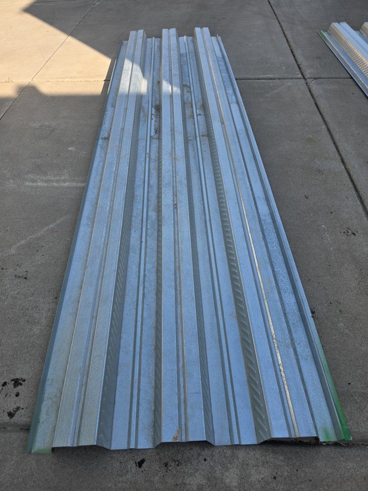 4x Corrugated Metal - Galvanized Steel Sheets