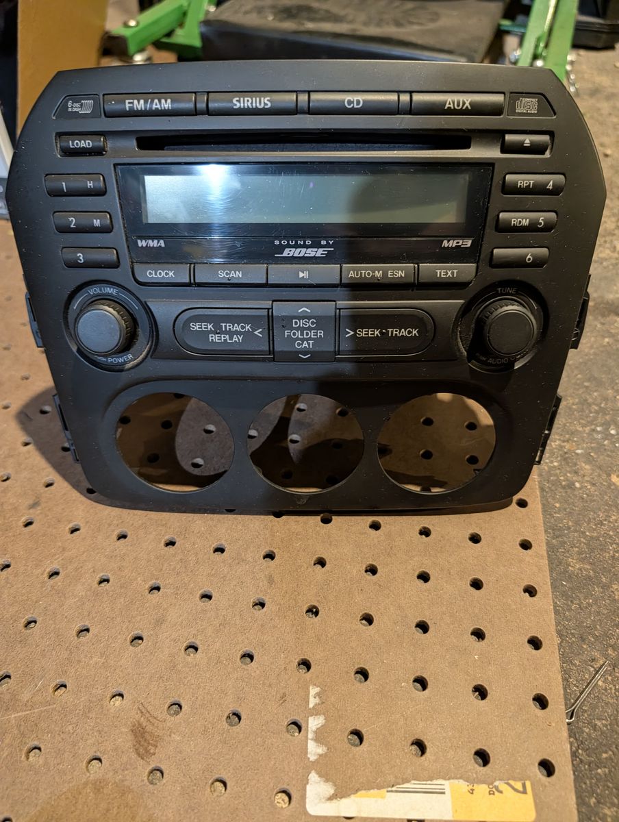 OEM 2009–2015 Mazda Miata NC Bose 6-Disc CD Player Radio