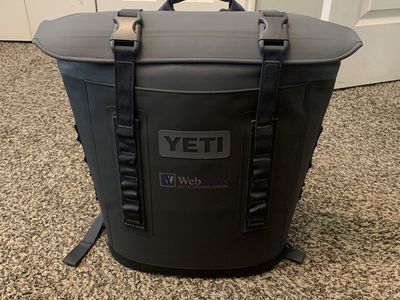 YETI Hopper M30 Soft Cooler Backpack - Gray, Magnetic Closure, 28-Can Capacity