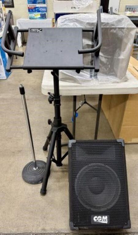 CGM Floor Speaker, Music Stand & Mic Stand