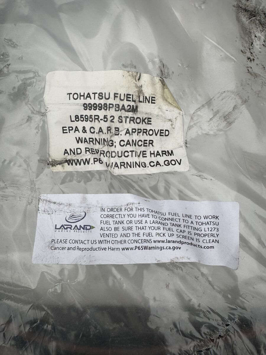 Tohatsu Nissan OEM Replacement Fuel Line - 99998PBA2M