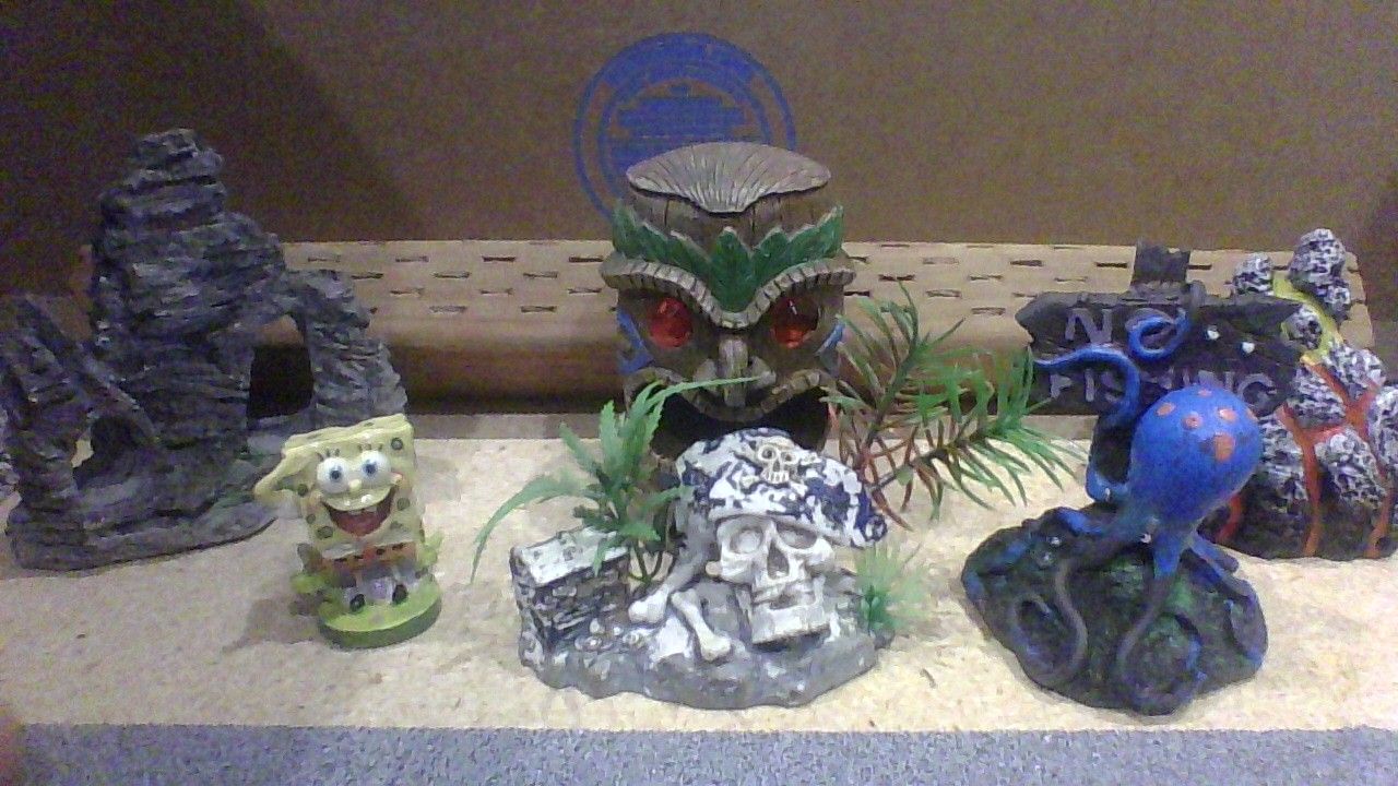 Aquarium Decoration (6 Peices)