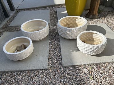 Planter Pots Modern White Vietnam Sets