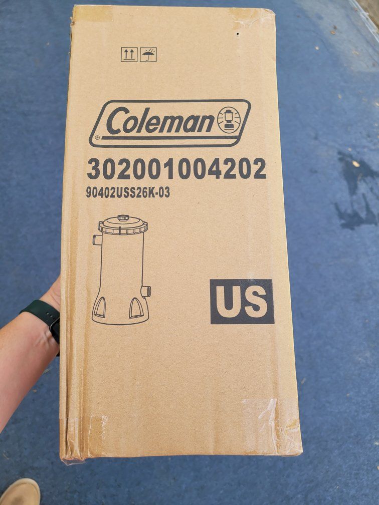 Coleman Filter Pump 302001004202 Camping Pool Accessory
