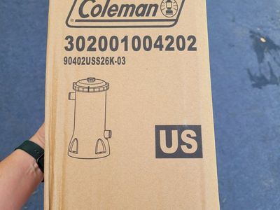 Coleman Filter Pump 302001004202 Camping Pool Accessory