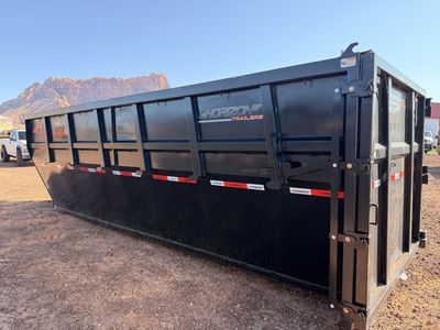 Roll-Off Dumpster-Black