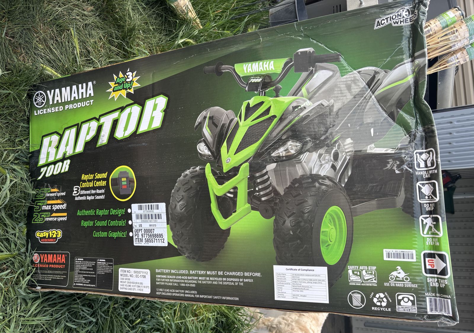 Kids Raptor 700r
