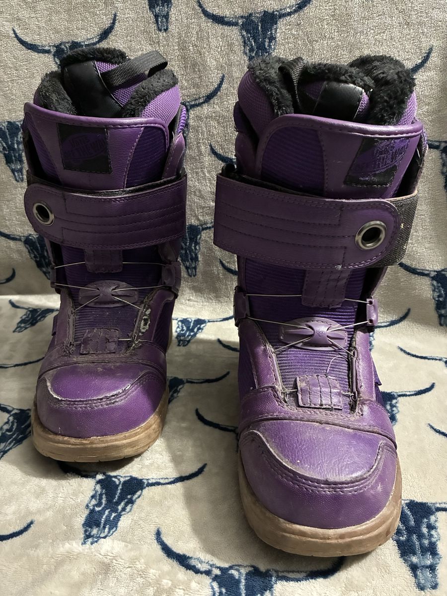 Vans Kira Women’s Snowboard Boots – Size 8 – Purple – BOA