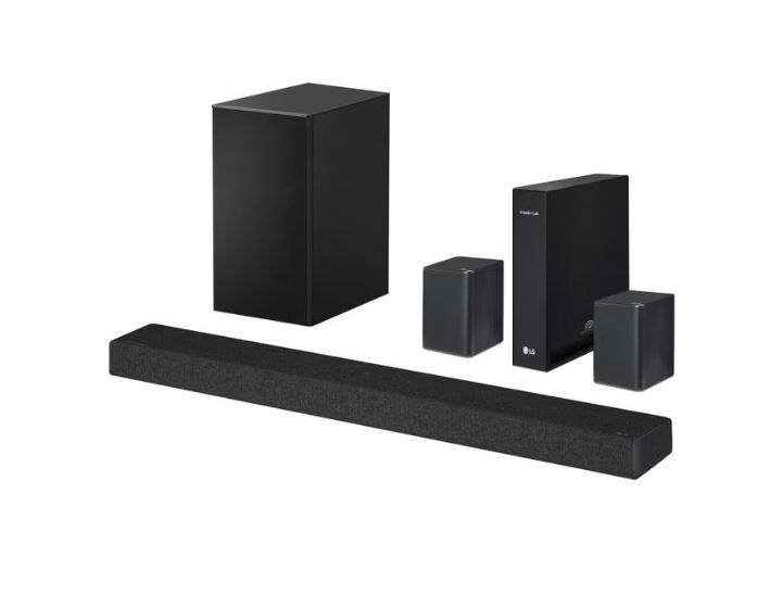 LG SP7R 7.1 Channel High Res Audio Sound Bar with Rear Speaker Kit 3455425 #107199