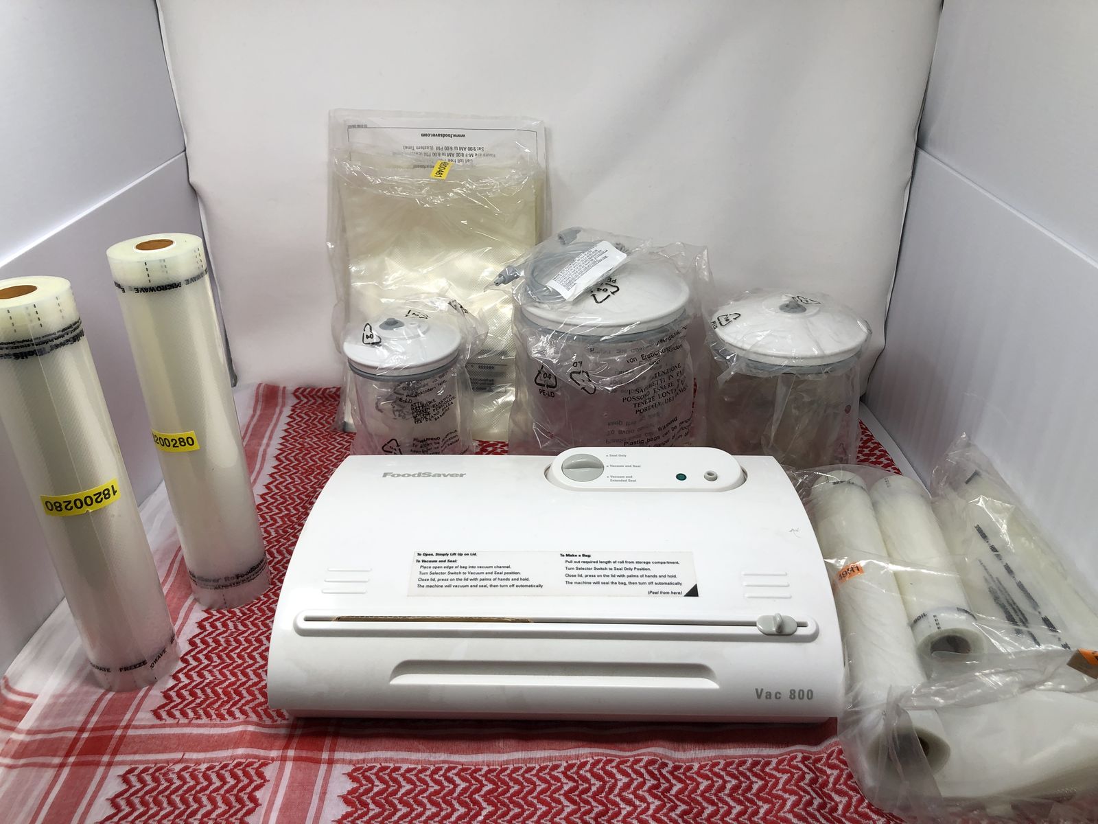 Vintage FoodSaver VAC 800 Countertop Vacuum Sealing System