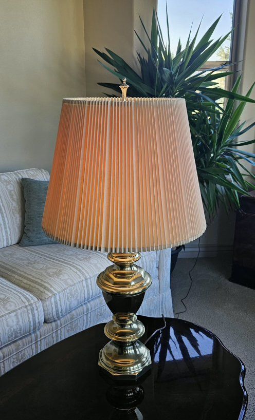 Vintage Stiffel Brass Table Lamp 32"Tall