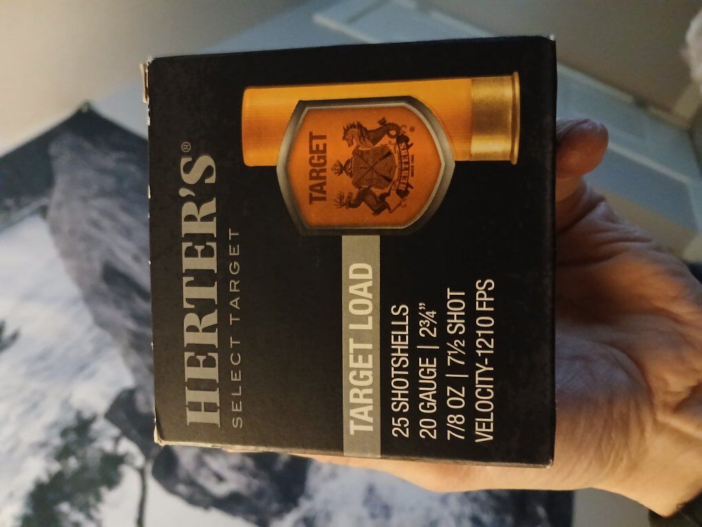 2 boxes of Herter's 20 gauge target loads