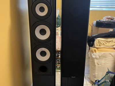 Mission 705 3-Way Reflex Loaded Floorstanding Speakers - 25-250W/Ch, 8Ω Impedance