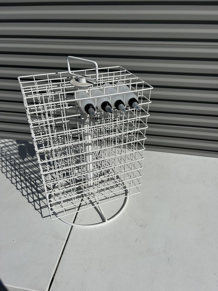 Rotating Paint Bottle Organizer