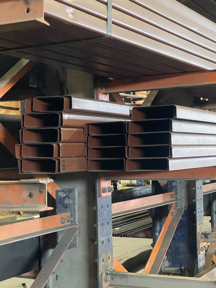 PRICED TO MOVE!! Steel Open Face Channel 8-3/16" x 2" x 14 GA x 25' – $63.75 each