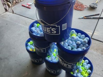 Bucket of Quality Mint Golf Balls