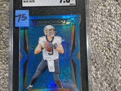 Drew Brees New Orleans Saints graded slab