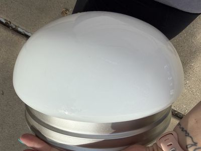 Project Source Brushed Nickel LED Ceiling Light