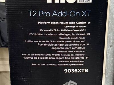 Thule T2 Pro XT 2-Bike Add-On – NEW IN BOX – 9036XTB