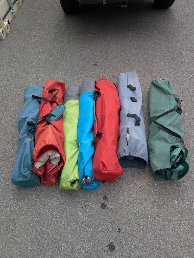 Assorted Portable Folding Camping Chairs in Carry Bags - $5/chair