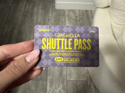 Coachella Weekend 1 shuttle pass (2026)