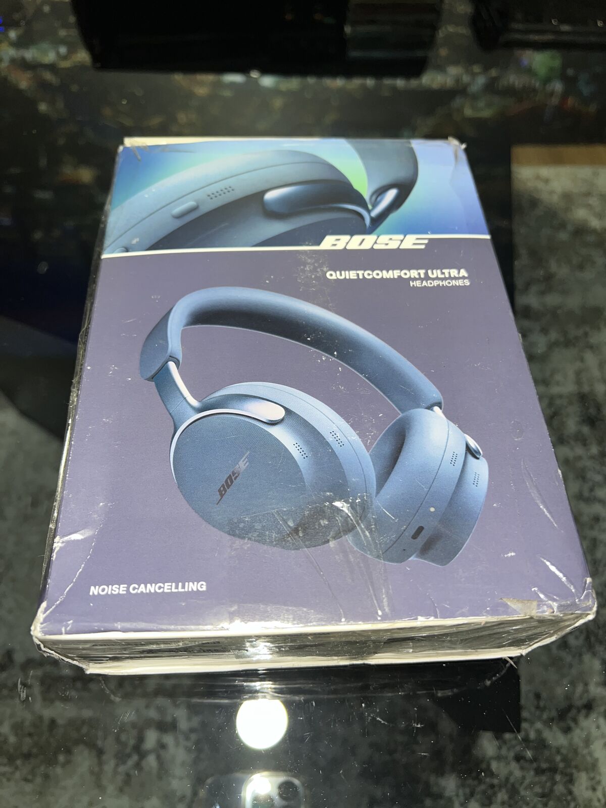 Bose QuietComfort Ultra Noise Cancelling Headphones – Lunar Blue (New or Like New)