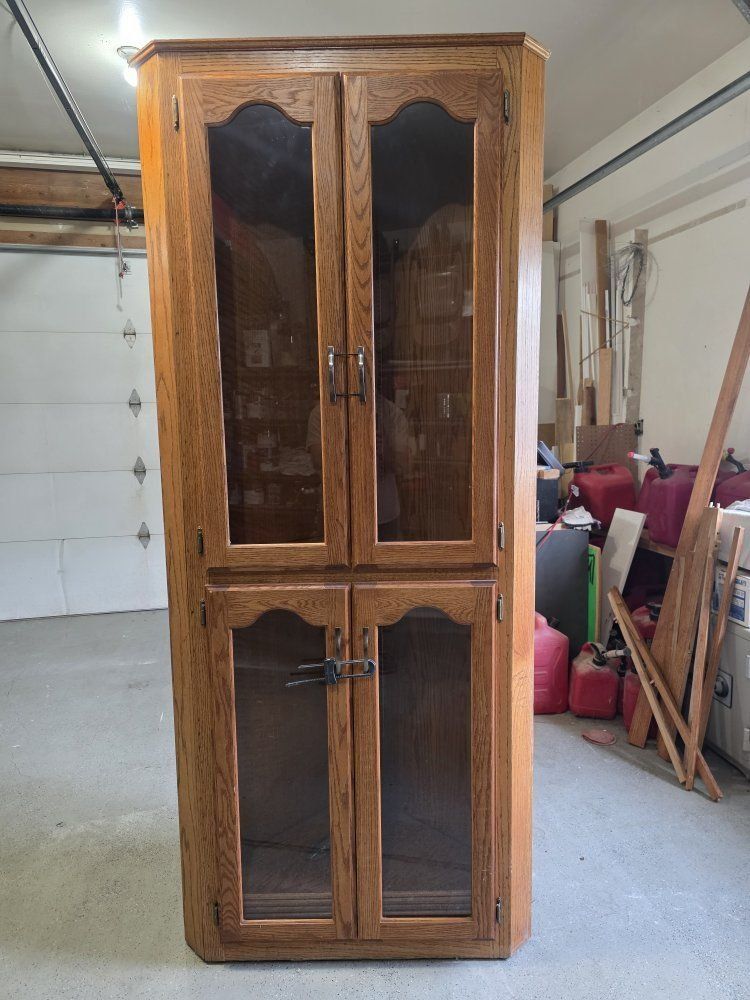 Corner China or Curio Cabinet