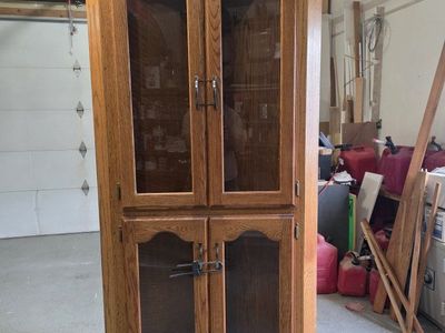 Corner China or Curio Cabinet