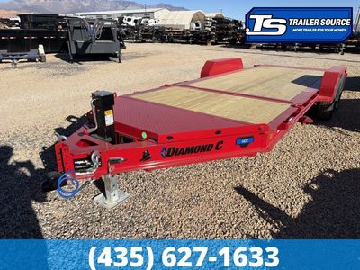 7x20 Diamond C HDT 207 Tilt Trailer - 15.5K GVWR - 14 Ply Tires