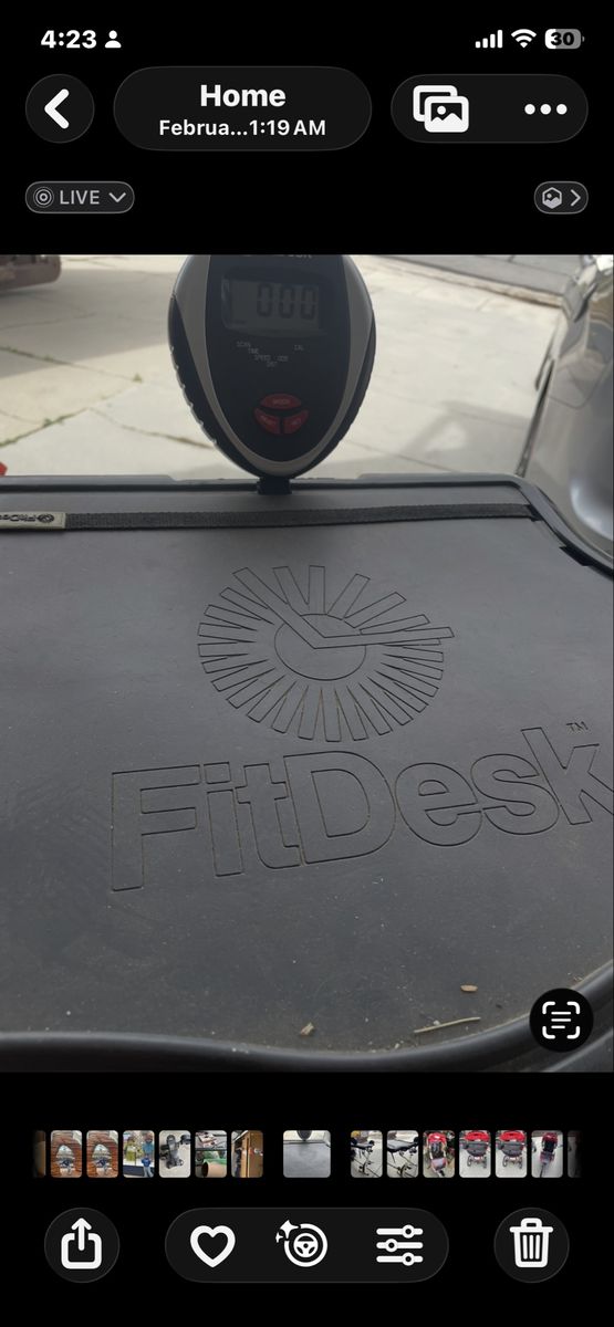 Fit Desk Stationary Bike