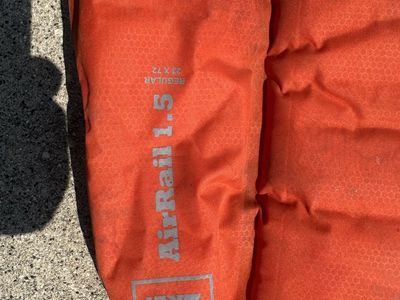 REI AirRail 1.5 Sleeping Pad Regular 23 x 72 Orange Camping Mat