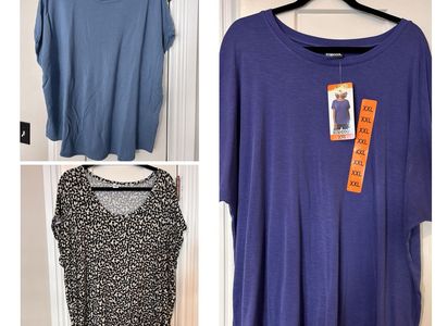 Women’s XXL Tops $5 Each