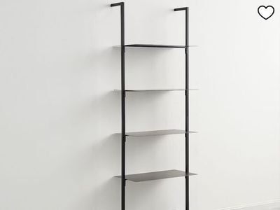 Pottery Barn Temple Street 30" Wall-Mounted Bookshelf White