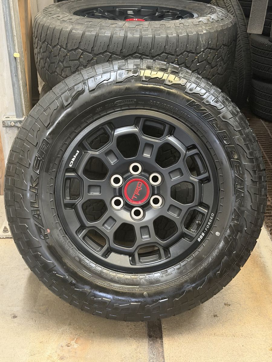 TRD Pro Forged BBS Wheels and Tires