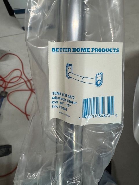 Adjustable Closet Rods