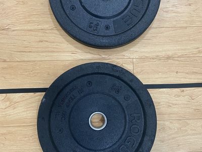 Pair of Rogue Hi-Temp Bumper Plates - 35 LBS