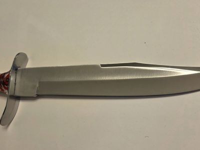 A Happy 250th Birthday America! Red, White, and Blue Bowie knife