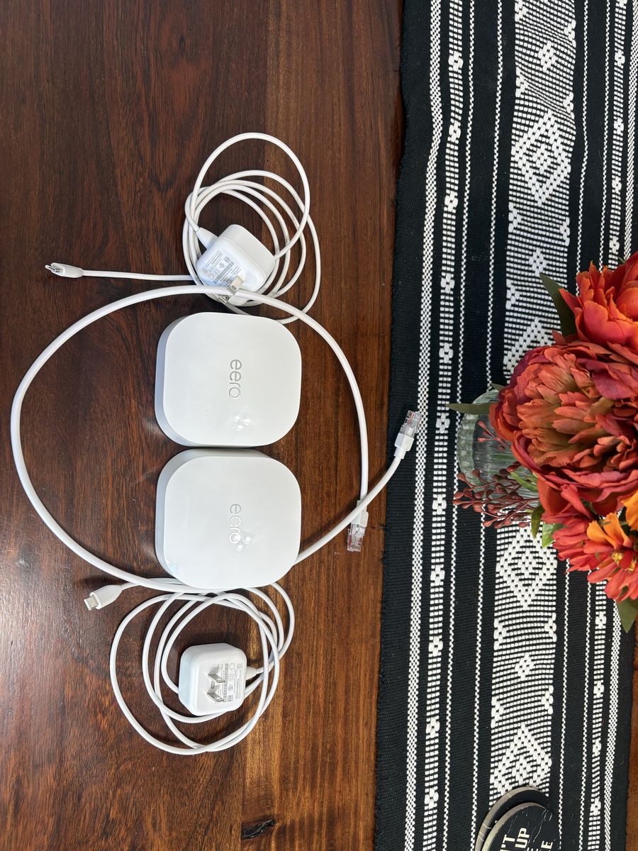 Eero - 6+ Dual-band Mesh WiFi 6 System 2-Pack White
