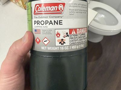 Coleman 1lb propane cylinders
