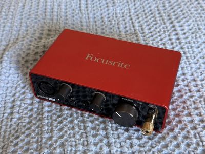 Focusrite Scarlett Solo (3rd Gen) USB Audio Interface - Red